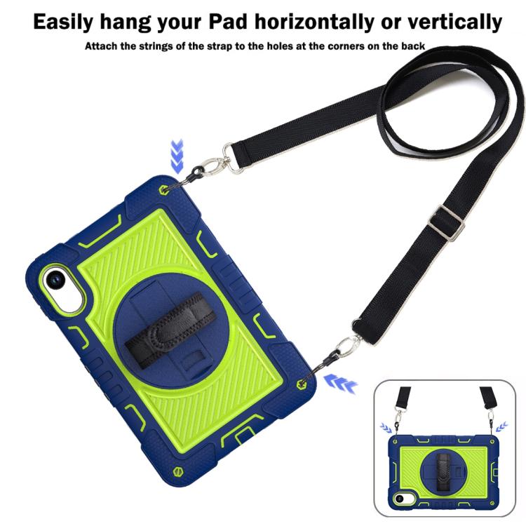 360 Degree Rotation PC Contrast Silicone Tablet Case, For Xiaomi Redmi Pad 2, For Xiaomi Pad 7 / 7 Pro