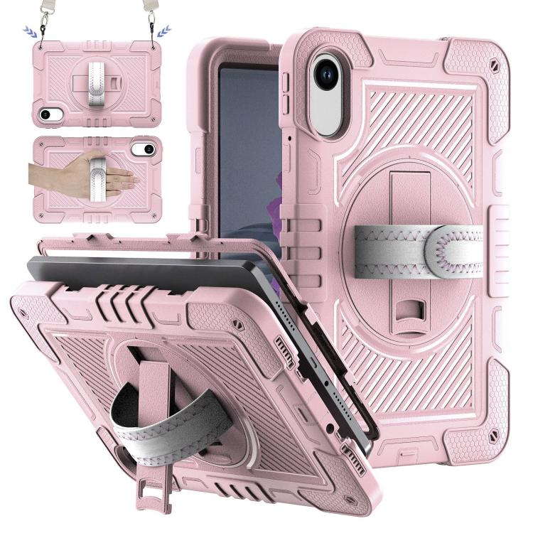 360 Degree Rotation PC Contrast Silicone Tablet Case, For Xiaomi Redmi Pad 2, For Xiaomi Pad 7 / 7 Pro