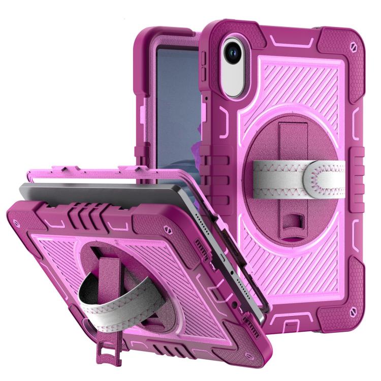360 Degree Rotation PC Contrast Silicone Tablet Case, For Xiaomi Redmi Pad 2, For Xiaomi Pad 7 / 7 Pro