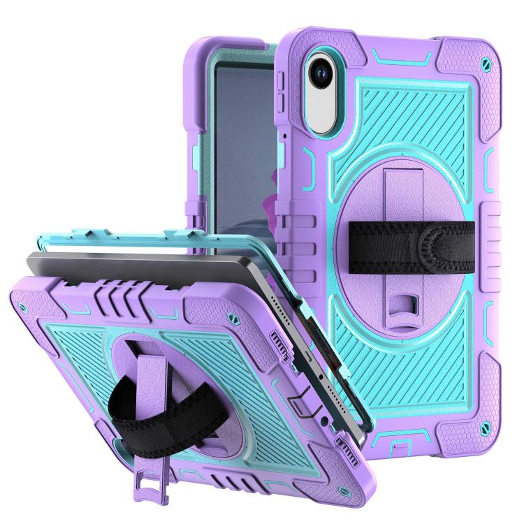 360 Degree Rotation PC Contrast Silicone Tablet Case, For Xiaomi Redmi Pad 2, For Xiaomi Pad 7 / 7 Pro