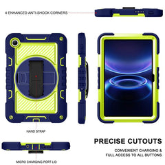 360 Degree Rotation PC Contrast Silicone Tablet Case, For Xiaomi Redmi Pad 2 SE 9.7 2026, For Xiaomi Redmi Pad 2