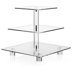 YX063 3 Tier Acrylic Square Cupcake Stand, YX063