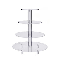 YX064 4 Tier Acrylic Circular Cupcake Stand, YX064