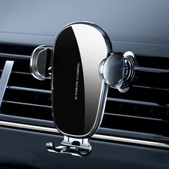 D6 Mechanical Locking Wireless Fast Charging Air Outlet Car Holder, Standard, Strong Suction Cup Version