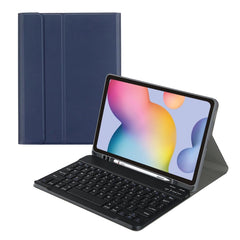 Square Cap Bluetooth Keyboard Leather Case with Pen Slot, For Samsung Galaxy Tab S9 FE, For Samsung Galaxy Tab A9