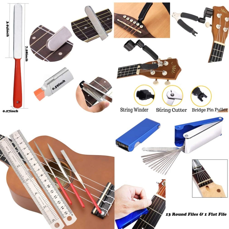 9 in 1 Guitar String Changing Tool Set, 9 in 1 Guitar String Changing Tool