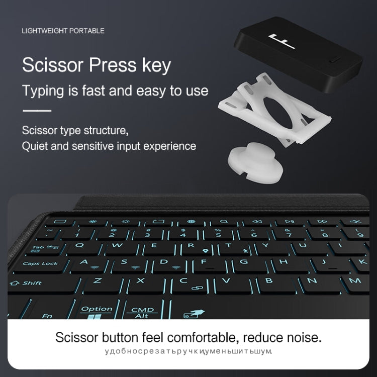 YJ-A9+ Split Bluetooth Keyboard Leather Tablet Case, For Samsung Galaxy Tab A9+ X210