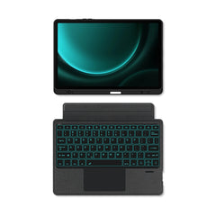 YJ-S9+ Split Bluetooth Keyboard Leather Tablet Case, For Samsung Galaxy Tab S9+ / S9 FE+