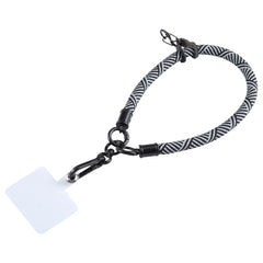 Universal Phone Diagonal Pattern Short Wrist Lanyard