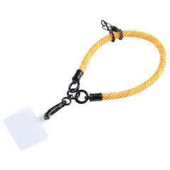 Universal Phone Diagonal Pattern Short Wrist Lanyard