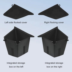 For Tesla Model 3 2pcs / Set Car Trunk Side Storage Box, Flagship Model, with Cover, without Cover