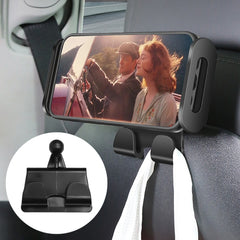 For Tesla Model 3 / Y Car Rear Seat Phone Tablet Holder, Bracket Base, Base + Phone Bracket