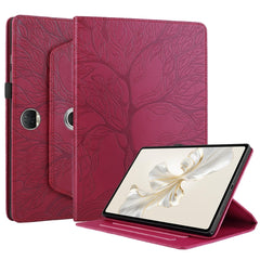 Tree Life Embossed Rotation Leather Tablet Case, For Honor Pad 9