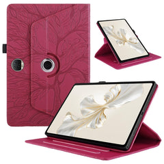 Tree Life Embossed Rotation Leather Tablet Case, For Honor Pad 9