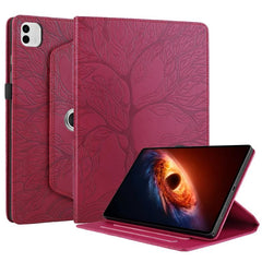 Tree Life Embossed Rotation Leather Tablet Case, For Honor MagicPad 4 / 3 Pro 12.3 2026, For Honor Pad X7, For Honor Pad 10
