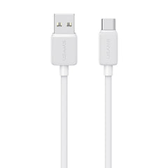 USAMS US-SJ698 USB to USB-C / Type-C 3A Striped Fast Charge Data Cable, 2m, 1m