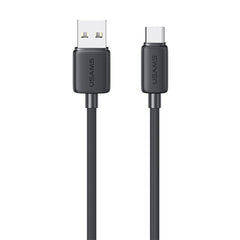 USAMS US-SJ698 USB to USB-C / Type-C 3A Striped Fast Charge Data Cable, 2m, 1m