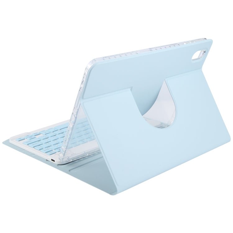 Square Button Bluetooth Keyboard Rotatable Holder Leather Case, Square Button
