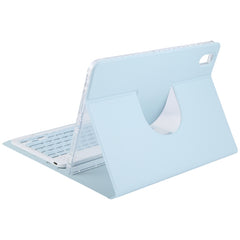 Square Button Backlight Bluetooth Keyboard Rotatable Holder Leather Case, Square Button Backlight
