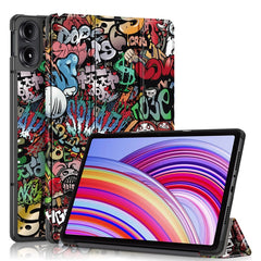 Custer Painted 3-Fold Stand Leather Smart Tablet Case, For Xiaomi Redmi Pad Pro 12.1