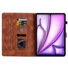 Lily Embossed Leather Smart Tablet Case, For iPad Air 13 2026 / 2025 / 2024, For iPad Air 11 2026 / 2025 / 2024