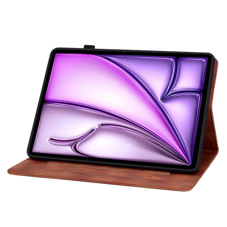 Lily Embossed Leather Smart Tablet Case, For iPad Air 13 2026 / 2025 / 2024, For iPad Air 11 2026 / 2025 / 2024