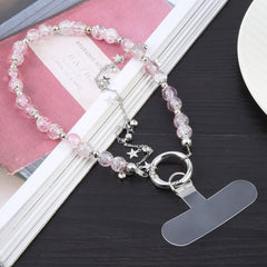 Mobile Phone Anti-lost Dazzling Color Star Short Bead Chain