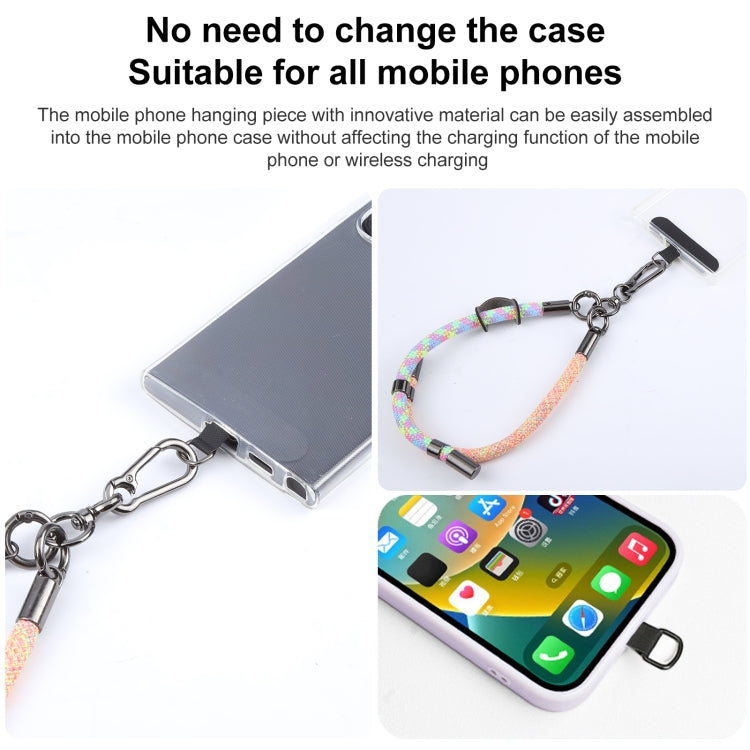8mm Color Match Adjustable Mobile Phone Anti-lost Short Lanyard