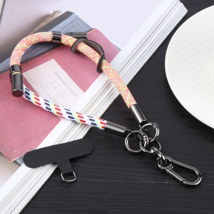 8mm Color Match Adjustable Mobile Phone Anti-lost Short Lanyard