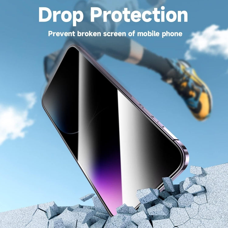 LK Easy Install Privacy Tempered Glass Film, For iPhone 13 Pro Max, For iPhone 13 / 13 Pro, For iPhone 12 / 12 Pro, For iPhone 12 Pro Max, For iPhone 11 Pro Max, For iPhone 11, For iPhone 11 Pro