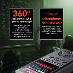 S7 HD Color Screen Smart Noise Reduction Voice Recorder, S7