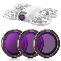 For DJI Neo STARTRC Drone Lens Filter, 3 in 1 ND8/16/32