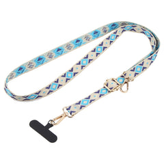 Retro Ethnic Style Crossbody Long Lanyard Mobile Phone Anti-lost Neck Lanyard