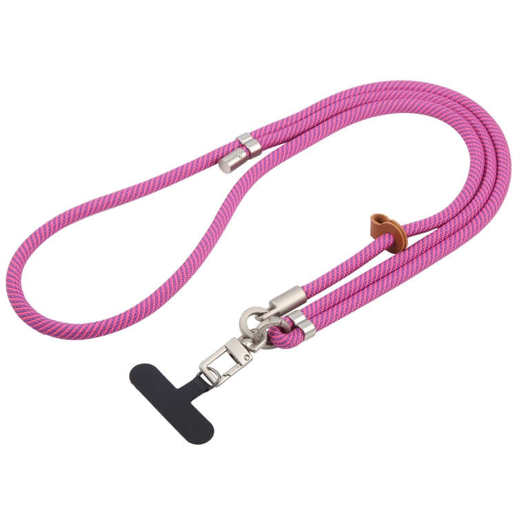 8mm Silver Buckle Adjustable Anti-lost Crossbody Mobile Phone Neck Lanyard
