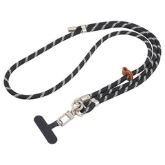 8mm Silver Buckle Adjustable Anti-lost Crossbody Mobile Phone Neck Lanyard