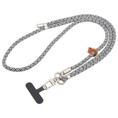 8mm Silver Buckle Adjustable Anti-lost Crossbody Mobile Phone Neck Lanyard
