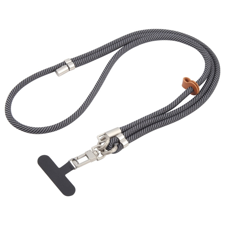 8mm Silver Buckle Adjustable Anti-lost Crossbody Mobile Phone Neck Lanyard
