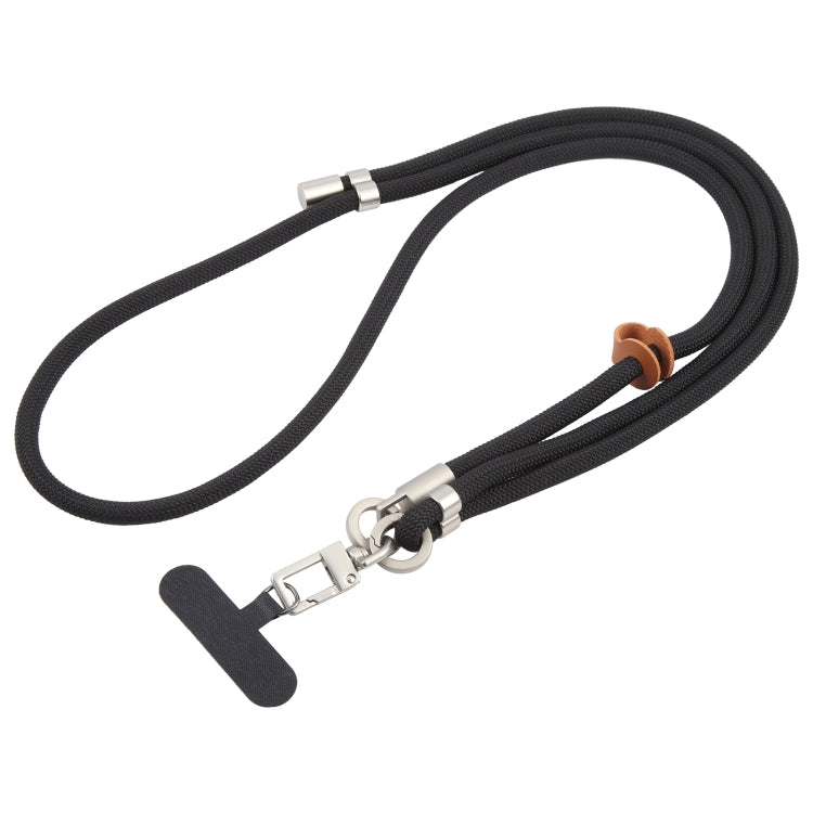 8mm Silver Buckle Adjustable Anti-lost Crossbody Mobile Phone Neck Lanyard