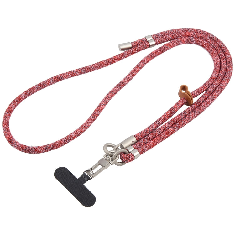 8mm Silver Buckle Adjustable Anti-lost Crossbody Mobile Phone Neck Lanyard