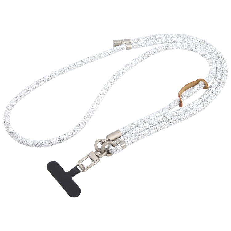 8mm Silver Buckle Adjustable Anti-lost Crossbody Mobile Phone Neck Lanyard