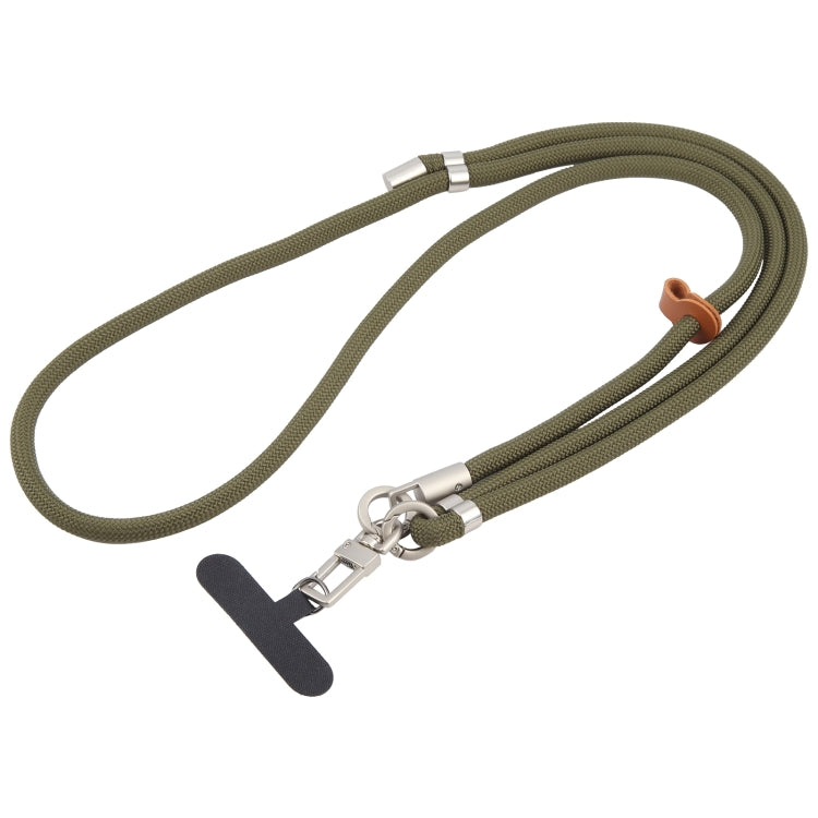 8mm Silver Buckle Adjustable Anti-lost Crossbody Mobile Phone Neck Lanyard