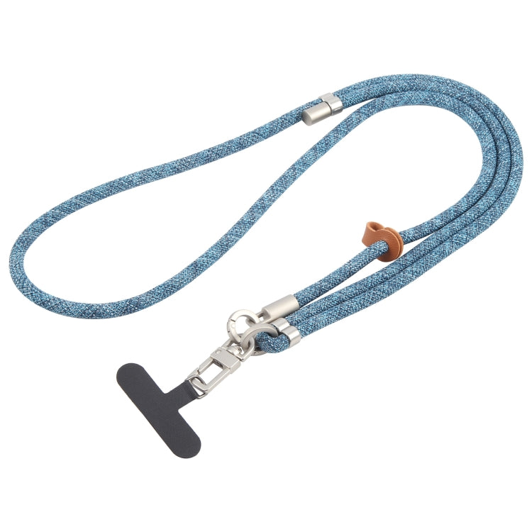 8mm Silver Buckle Adjustable Anti-lost Crossbody Mobile Phone Neck Lanyard
