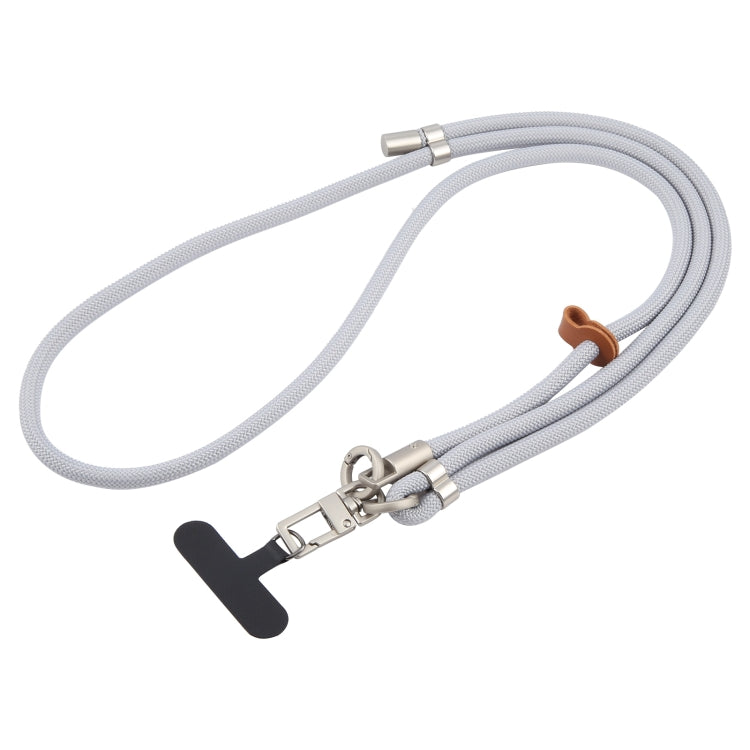 8mm Silver Buckle Adjustable Anti-lost Crossbody Mobile Phone Neck Lanyard