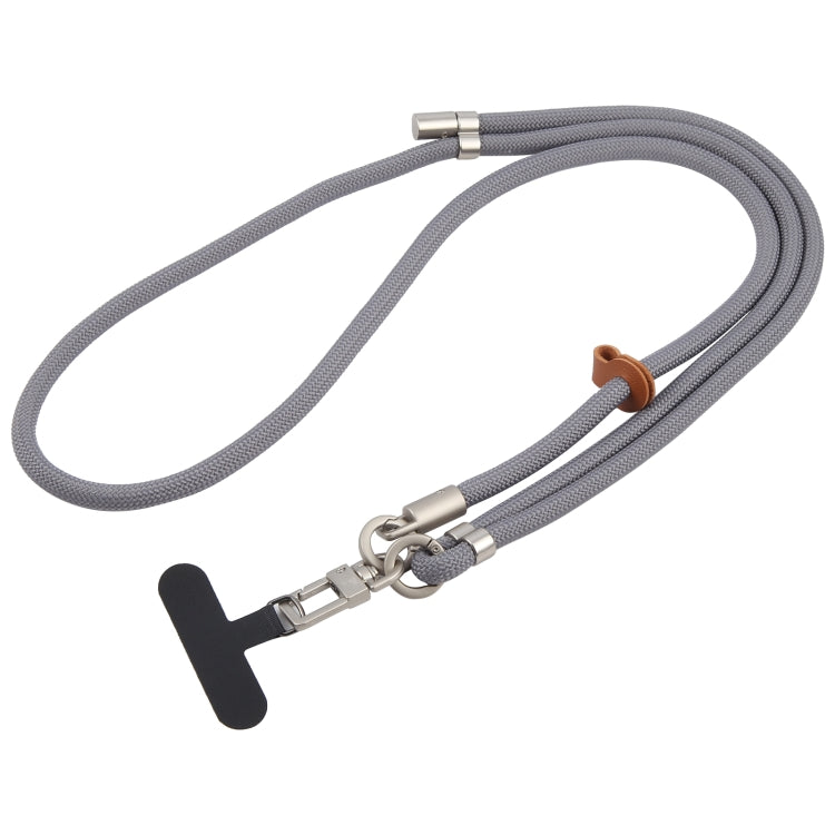 8mm Silver Buckle Adjustable Anti-lost Crossbody Mobile Phone Neck Lanyard