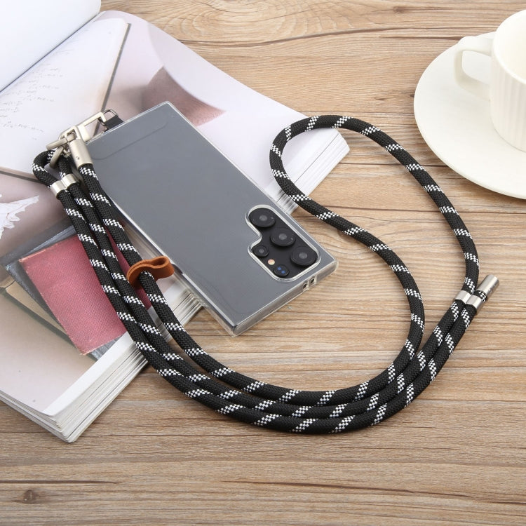8mm Silver Buckle Adjustable Anti-lost Crossbody Mobile Phone Neck Lanyard
