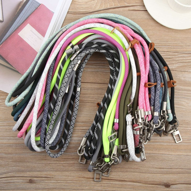 8mm Silver Buckle Adjustable Anti-lost Crossbody Mobile Phone Neck Lanyard