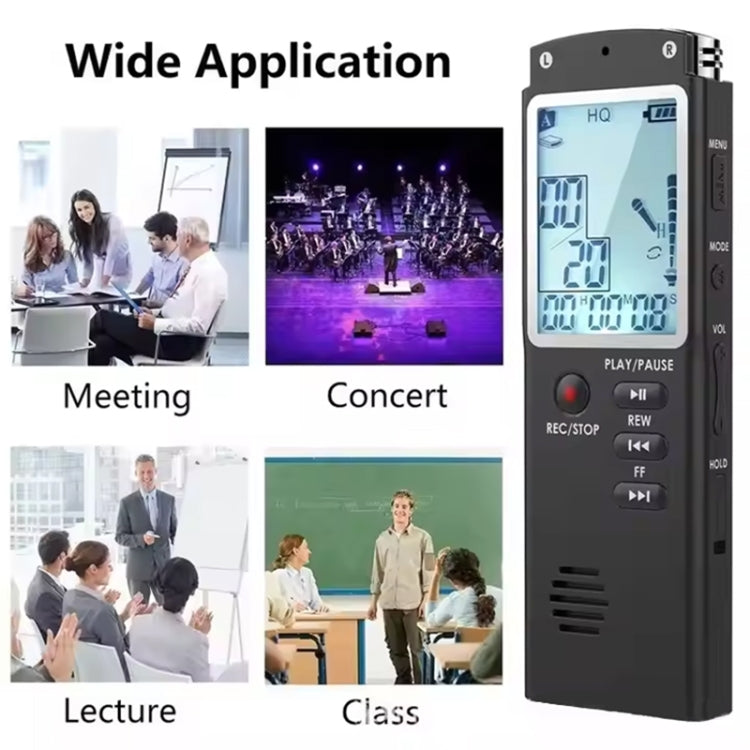 T60 Smart HD Noise Cancelling Voice Recorder MP3 Player, T60