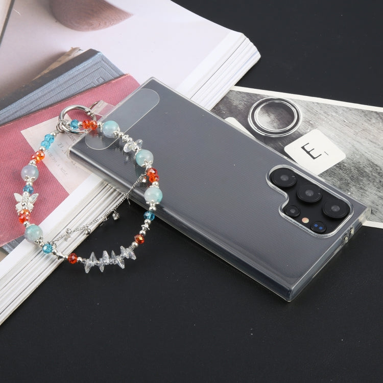 Star Alloy Beaded Bracelet Anti-Lost Phone Short Lanyard