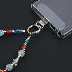 Star Alloy Beaded Bracelet Anti-Lost Phone Short Lanyard