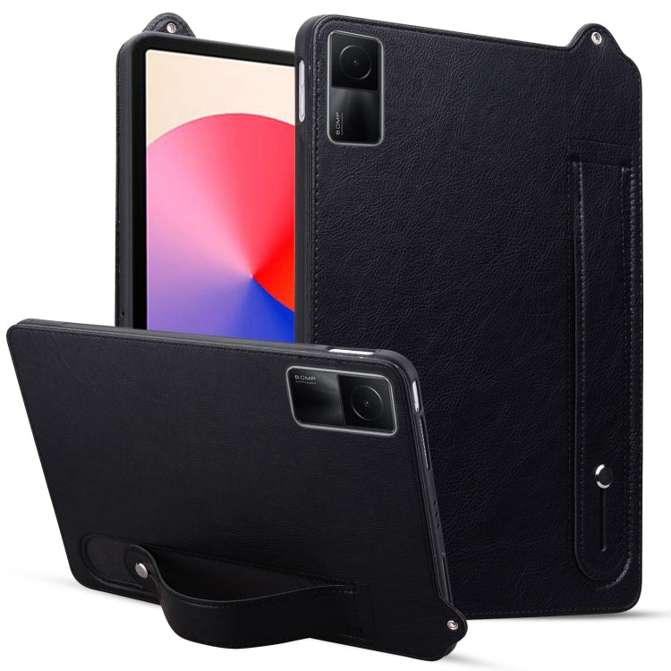 TPU Leather Back Tablet Case with Wristband, For Xiaomi Redmi Pad SE 8.7 2024, For Xiaomi Redmi Pad SE 11 2023, For Xiaomi Pad 6 / 6 Pro